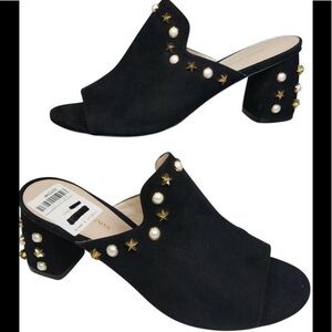 Stuart Weitzman Dorian Star and Pearl embellished